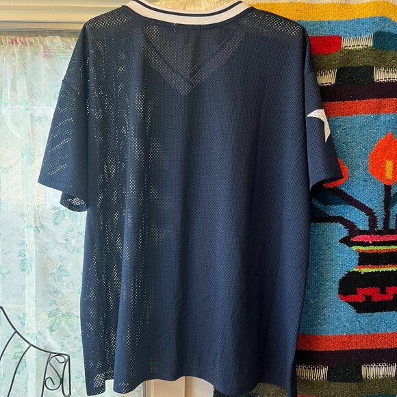 Frankee & Skylarr Dallas Cowboys #98 Mesh Jersey 1X Plus Size Throwback Tunic - Picture 2 of 10